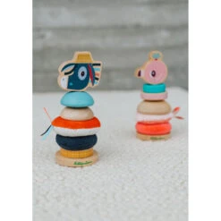 Pyramide à Empiler Ignace LES LILLIPUTIENS -Made 4 Baby Boutique ignace pyramide a empiler 4