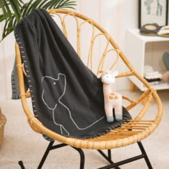 Couverture Tricot 75x100 NATTOU Luna & Axel -Made 4 Baby Boutique la couverture tricot 2