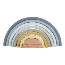 Arc-en-ciel Empilable LITTLE DUTCH Bleu -Made 4 Baby Boutique ld arc en ciel empilable 2