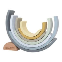 Arc-en-ciel Empilable LITTLE DUTCH Bleu -Made 4 Baby Boutique ld arc en ciel empilable 3