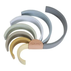 Arc-en-ciel Empilable LITTLE DUTCH Bleu -Made 4 Baby Boutique ld arc en ciel empilable 4