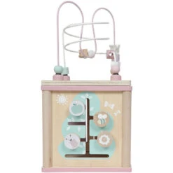 Cube D’activité Bois LITTLE DUTCH Adventure Blue -Made 4 Baby Boutique ld cube activite bois 2