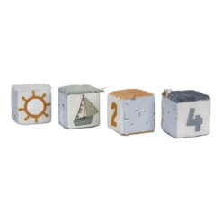 Lot De 4 Cubes Doux LITTLE DUTCH Sailors Bay 6 Lot De 4 Cubes Doux LITTLE DUTCH Sailors Bay -Made 4 Baby Boutique ld lot de 4 cubes doux 1