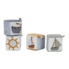 Lot De 4 Cubes Doux LITTLE DUTCH Sailors Bay -Made 4 Baby Boutique ld lot de 4 cubes doux