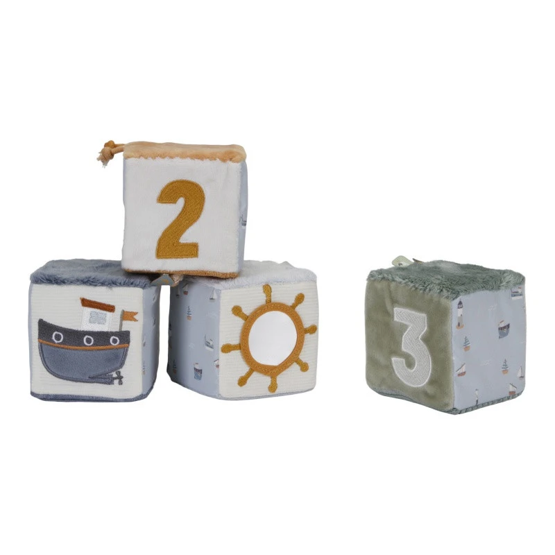 Lot De 4 Cubes Doux LITTLE DUTCH Sailors Bay 5 Lot De 4 Cubes Doux LITTLE DUTCH Sailors Bay – Image 3