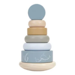 Made 4 Baby Boutique -Made 4 Baby Boutique ld pyramide anneaux en bois 1