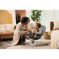 Transat Leaf Grow Avec Arche De Jeux NUNA Charcoal -Made 4 Baby Boutique leaf grow avec arche de jeux 6