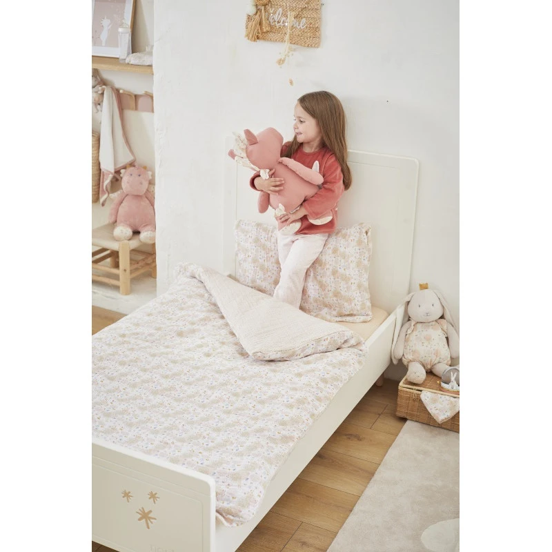 Housse De Couette En Mousseline Bio 100x140 NOUKIE'S Lina&Joy 5 Housse De Couette En Mousseline Bio 100x140 NOUKIE'S Lina&Joy – Image 3