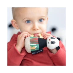 Maracas Rototos Le Panda LES DEGLINGOS -Made 4 Baby Boutique maracas rototos le panda les deglingos 1