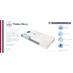 Matelas Clim Air 60x120 CANDIDE -Made 4 Baby Boutique matelas clim air 60x120 candide 4