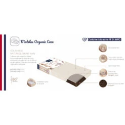 Matelas Confort Naturel 70x140 CANDIDE -Made 4 Baby Boutique matelas confort naturel 70x140 candide 16
