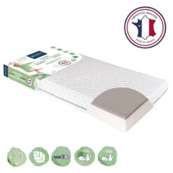Matelas évolutif Tencel 60x120 CANDIDE -Made 4 Baby Boutique matelas evolutif tencel dehoussable 60x120 candide 1