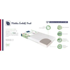 Matelas évolutif Tencel 60x120 CANDIDE -Made 4 Baby Boutique matelas evolutif tencel dehoussable 60x120 candide 14