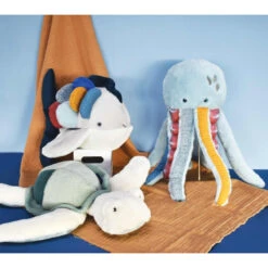 Meduse "Trésors Marins" HISTOIRE D'OURS Bleu -Made 4 Baby Boutique meduse 2