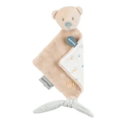 Mini-doudou Jules L’ours Beige NATTOU Roméo, Jules & Sally -Made 4 Baby Boutique mini doudou jules lours beige nattou romeo jules sally 1 3