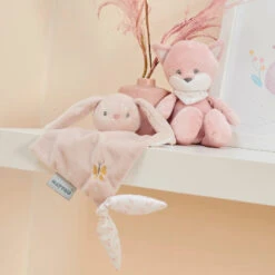 Mini-doudou Pomme Le Lapin NATTOU Alice & Pomme -Made 4 Baby Boutique mini doudou pomme le lapin nattou alice pomme 1