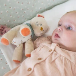 Mini Peluche Chat Lana NATTOU Mila, Lana Et Zoë -Made 4 Baby Boutique mini peluche chat lana nattou mila lana et zoe 2