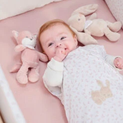 Mini Peluche Lapin Pomme NATTOU Alice Et Pomme -Made 4 Baby Boutique mini peluche lapin pomme nattou alice et pomme 1