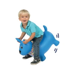 Mon Chien Sauteur LUDI Bleu -Made 4 Baby Boutique mon chien sauteur jbm bleu 3