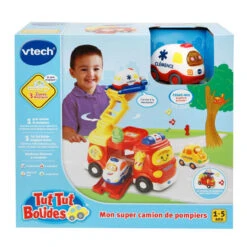 Mon Super Camion De Pompiers & Clémence "Tut Tut Bolides" VTECH -Made 4 Baby Boutique mon super camion de pompiers clemence tut tut bolides vtech 2