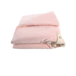 Couverture Veloudoux 75x100 Rose NOUKIE'S Moris & Sacha -Made 4 Baby Boutique ms couverture veloudoux 5
