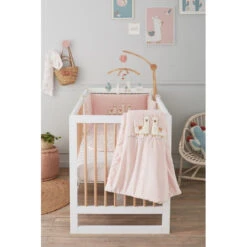 Couverture Veloudoux 75x100 Rose NOUKIE'S Moris & Sacha -Made 4 Baby Boutique ms couverture veloudoux 7