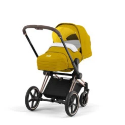 Nacelle Souple Lite Cot Platinum 2022 CYBEX Mustard Yellow -Made 4 Baby Boutique nacelle souple lite cot platinum 2022 cybex mustard yellow 2