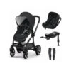 Pack Poussette Evostar 1 Et Gr0+ Evoluna I-size KIDDY Onyx Black -Made 4 Baby Boutique pack poussette evostar 1 et gr0 evoluna i size kiddy onyx black