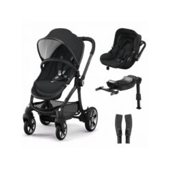 Pack Poussette Evostar 1 Et Gr0+ Evoluna I-size KIDDY Onyx Black