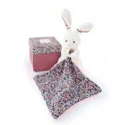 Pantin Lapin Avec Doudou Mouchoir Boh’aime DOUDOU ET COMPAGNIE Rose -Made 4 Baby Boutique pantin lapin avec doudou mouchoir bohaime doudou et compagnie rose 1 1
