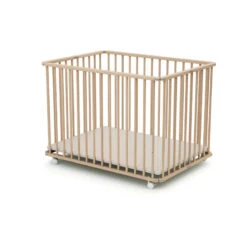 Parc Pliant 70x100 Webaby AT4 Hêtre Brut -Made 4 Baby Boutique parc pliant 70x100 webaby at4 hetre brut 2