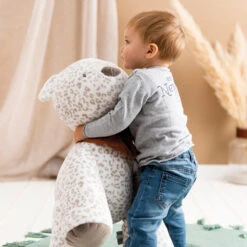 Peluche 75cm Jungo Le Léopard Des Neige NATTOU Boris & Jungo -Made 4 Baby Boutique peluche 75cm jungo le leopard des neige nattou boris jungo 1