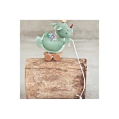 Peluche Câline à Tirer Joe Le Dragon LES LILLIPUTIENS -Made 4 Baby Boutique peluche caline a tirer joe le dragon les lilliputiens 1 3