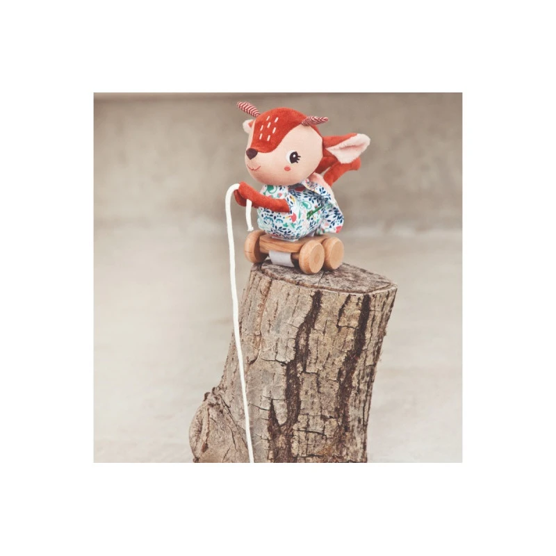 Peluche Câline à Tirer Stella Le Faon LES LILLIPUTIENS 6 Peluche Câline à Tirer Stella Le Faon LES LILLIPUTIENS – Image 4