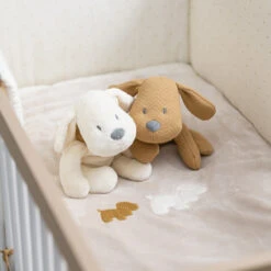 Peluche Chien Caramel Jacquard NATTOU Charlie -Made 4 Baby Boutique peluche chien caramel jacquard nattou charlie 1 3