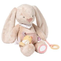 Peluche D'activités 40 Cm Pomme Le Lapin NATTOU Alice Et Pomme