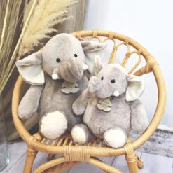 Peluche éléphant Gris 23 Cm HISTOIRE D’OURS La Savane -Made 4 Baby Boutique peluche elephant gris 23 cm histoire dours la savane 2