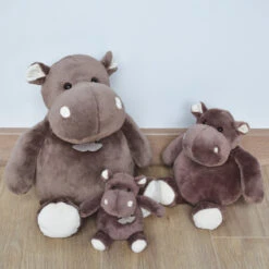 Peluche Hippopotame Marron 23 Cm HISTOIRE D’OURS La Savane -Made 4 Baby Boutique peluche hippopotame marron 23 cm histoire dours la savane 1 2