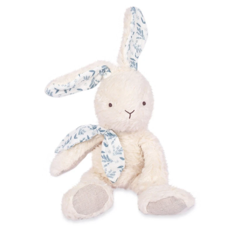 Peluche-lapin Blanc En Coton Bio 25 Cm DOUDOU&COMPAGNIE Botanic 4 Peluche-lapin Blanc En Coton Bio 25 Cm DOUDOU&COMPAGNIE Botanic – Image 2