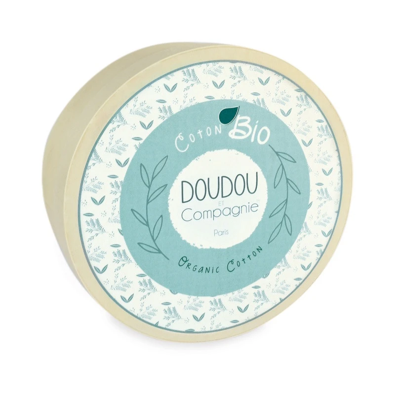 Peluche-lapin Blanc En Coton Bio 25 Cm DOUDOU&COMPAGNIE Botanic 5 Peluche-lapin Blanc En Coton Bio 25 Cm DOUDOU&COMPAGNIE Botanic – Image 3