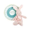 Peluche-lapin Rose En Coton Bio 25 Cm DOUDOU&COMPAGNIE Botanic -Made 4 Baby Boutique peluche lapin rose en coton bio 25 cm doudoucompagnie botanic