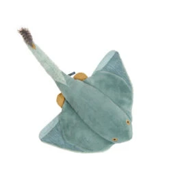 Peluche Raie 64 Cm MOULIN ROTY Tout Autour Du Monde -Made 4 Baby Boutique peluche raie 64 cm moulin roty tout autour du monde 1 2