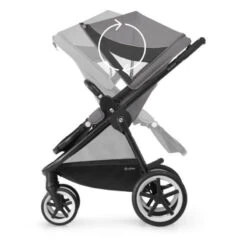 Poussette Balios M CYBEX Manhattan Grey -Made 4 Baby Boutique poussette balios m cybex manhattan grey 12