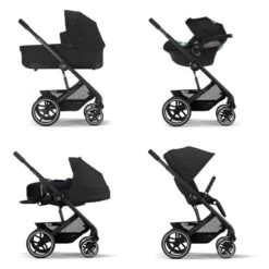 Poussette Balios S Lux CYBEX Moon Noir -Made 4 Baby Boutique poussette balios s lux cybex moon noir 7