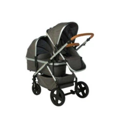 Poussette Double 2Go Avec 2 Assises PERICLES Tweed -Made 4 Baby Boutique poussette double 2go avec 2 assises pericles tweed 5