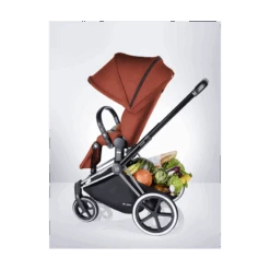 Poussette Duo Priam Luxe Tout-terrain Et Gr0+ Cloud Q CYBEX Chrome/Manhattan Grey -Made 4 Baby Boutique poussette duo priam luxe tout terrain et gr0 cloud q cybex chrome manhattan grey 12
