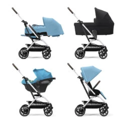 Poussette Eezy S Twist+ 2 B 2022 CYBEX Silver/Beach Blue -Made 4 Baby Boutique poussette eezy s twist 2 b 2022 cybex silverbeach blue 3