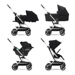 Poussette Eezy S Twist+ 2 B 2022 CYBEX Silver/Moon Black -Made 4 Baby Boutique poussette eezy s twist 2 b 2022 cybex silvermoon black 4