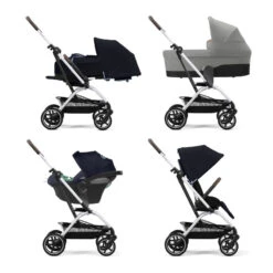 Poussette Eezy S Twist+ 2 B 2022 CYBEX Silver/Océan Blue -Made 4 Baby Boutique poussette eezy s twist 2 b 2022 cybex silverocean blue 3