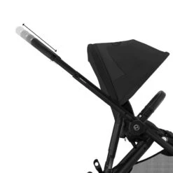 Poussette Gazelle S CYBEX Black / Moon Black -Made 4 Baby Boutique poussette gazelle s cybex black moon black 7